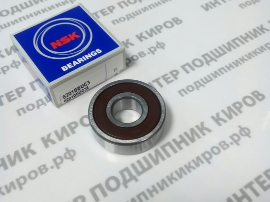 6201-DDU (180201) NSK подшипник шариковый (12*32*10)